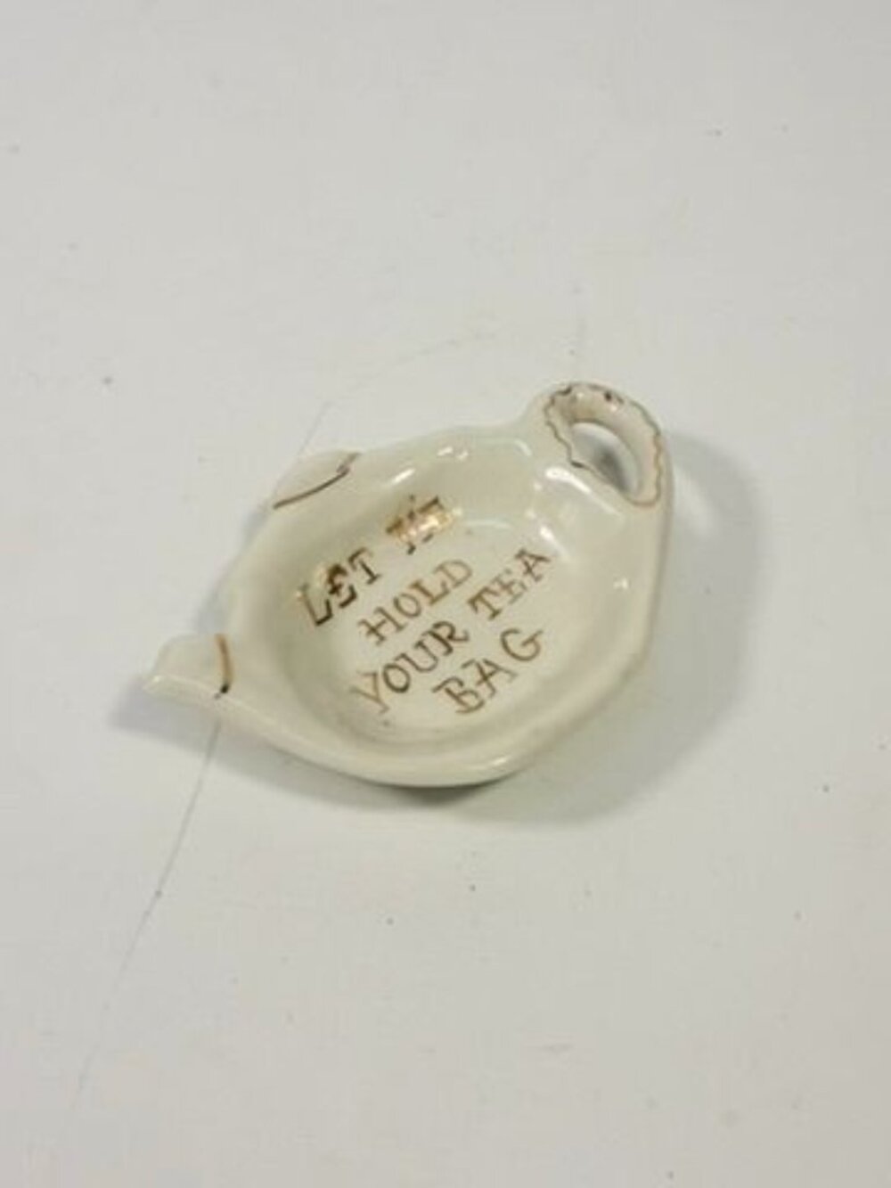 Tea Bag Holder Let me Hold your Tea Bag Lu Arts of California Ceramic Hand Paint - Picture 7 of 15